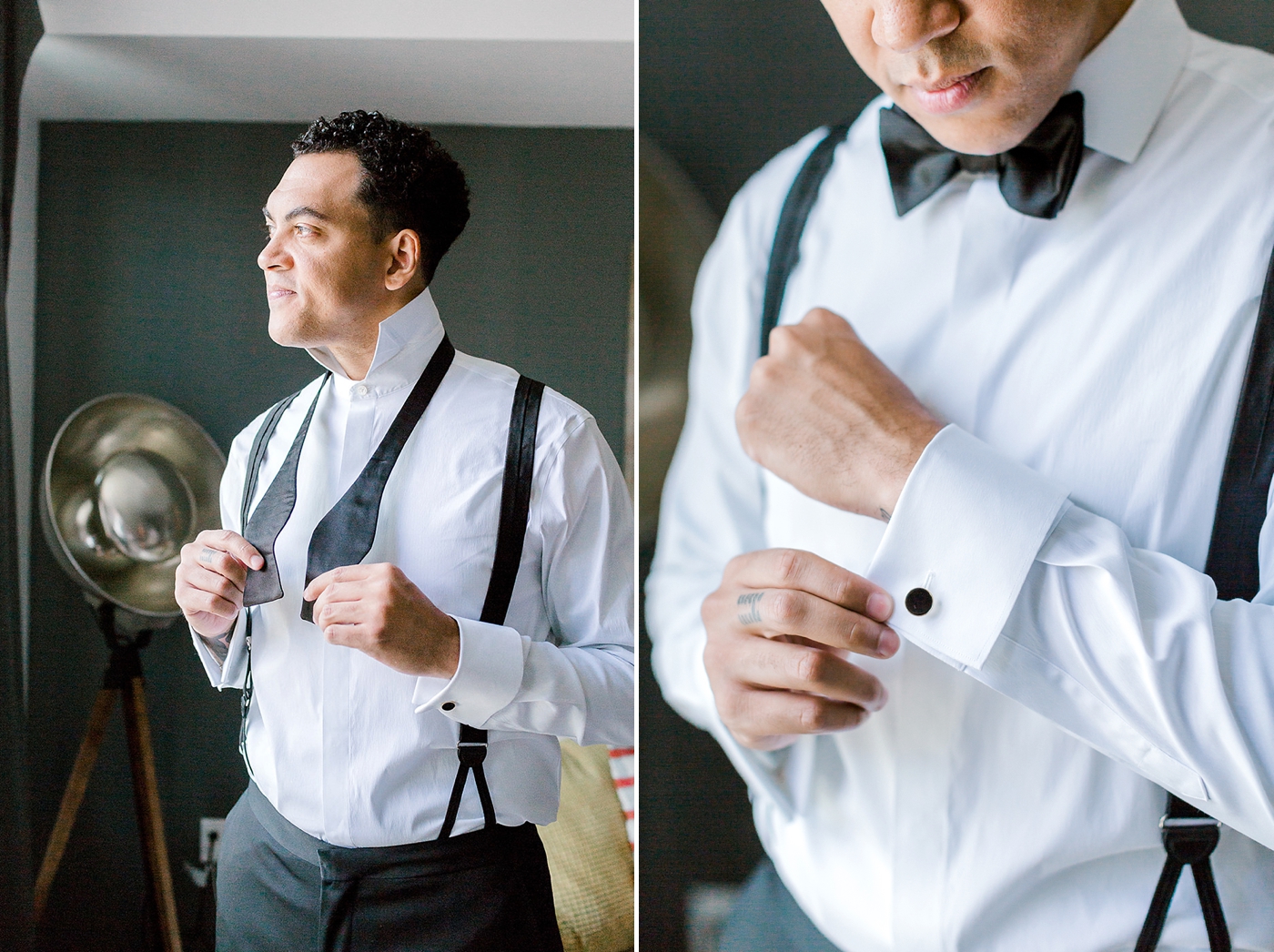 Seattle Groom Getting Ready