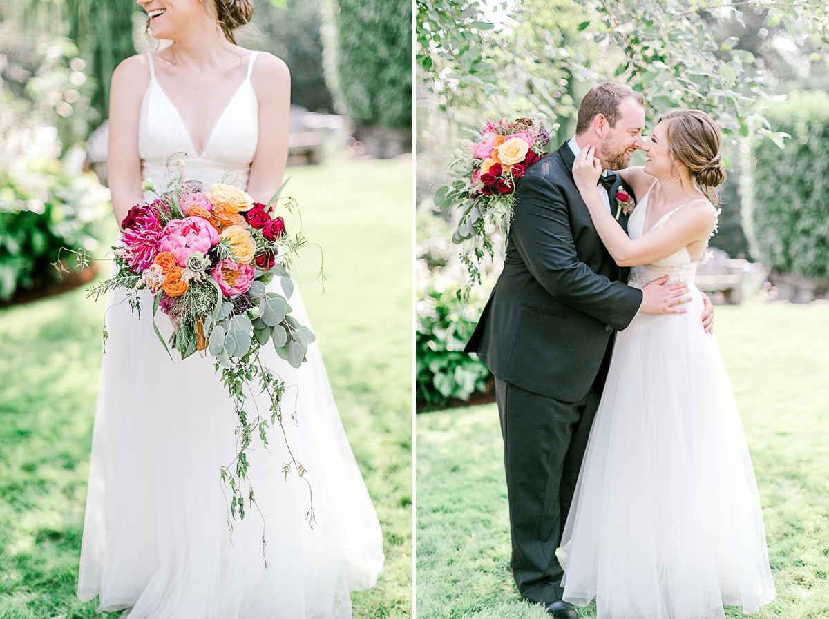 Light and Airy Seattle wedding photographer